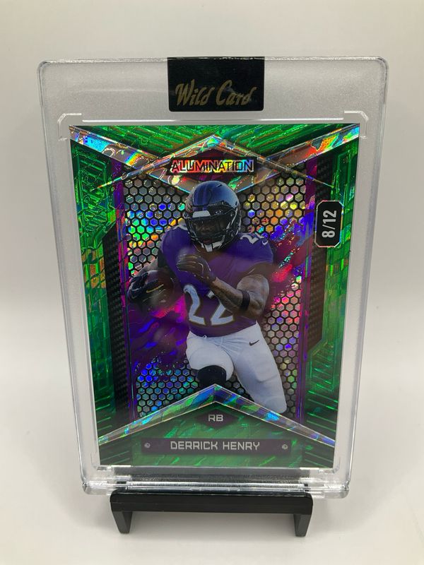 2026 WILD CARD ALUMINATION DERRICK HENRY GREEN /12 JHBC-DH