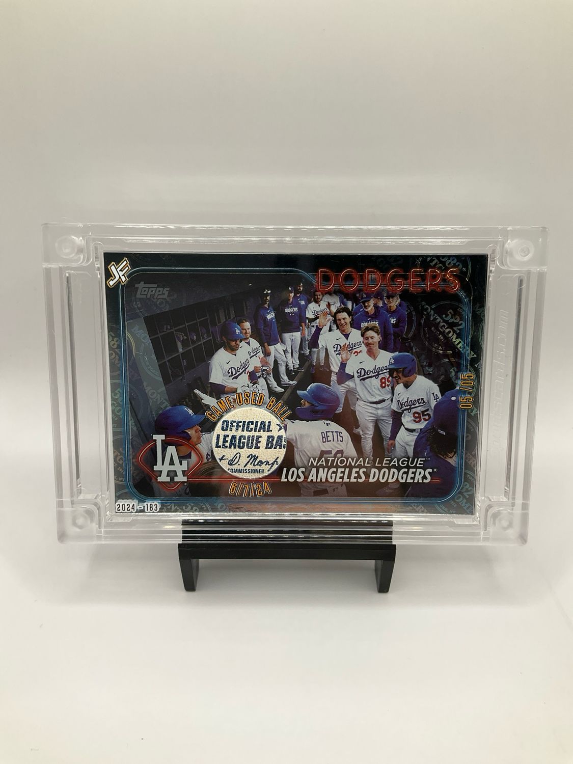 2026 JERSEY FUSION DODGERS TEAM CARD /5