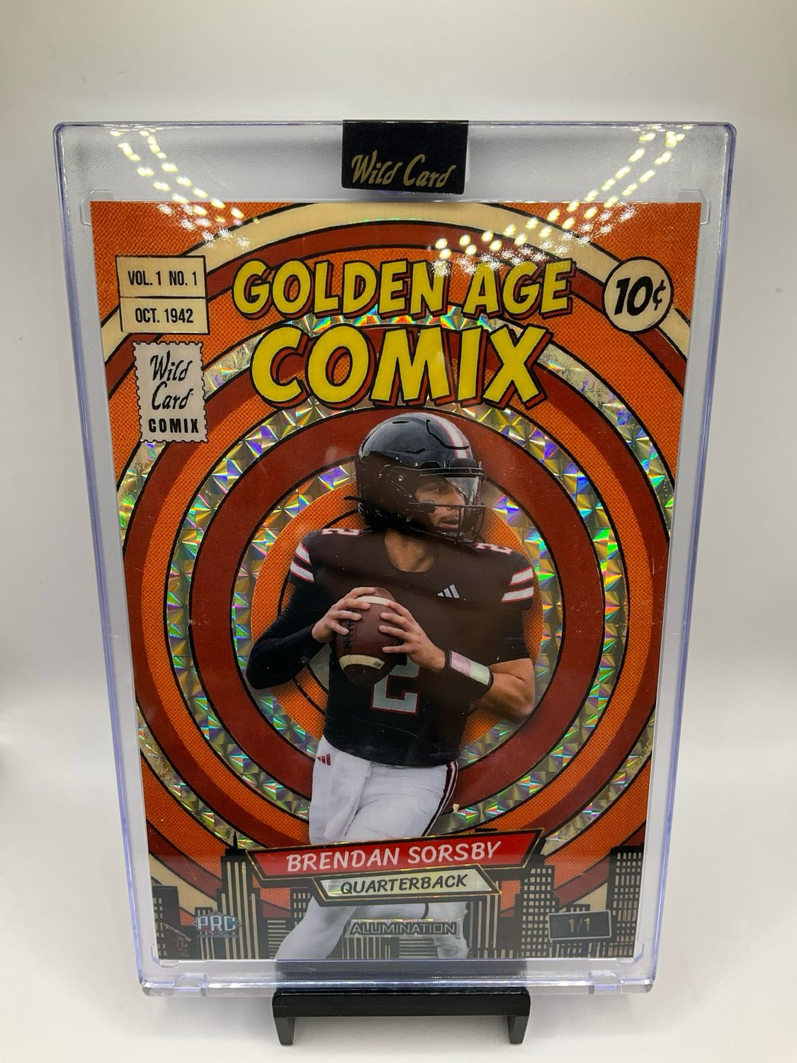 2026 WILD CARD ALUMINATION BRENDAN SORSBY GOLDEN AGE COMIX 1/1 JUMBO JGACOR3-BS