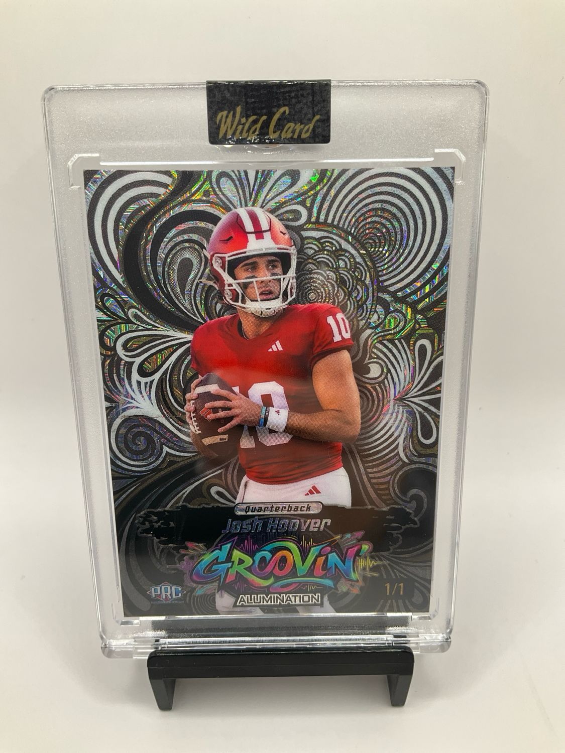 2026 WILD CARD ALUMINATION JOSH HOOVER GROOVIN 1/1 JGRBK2-JH