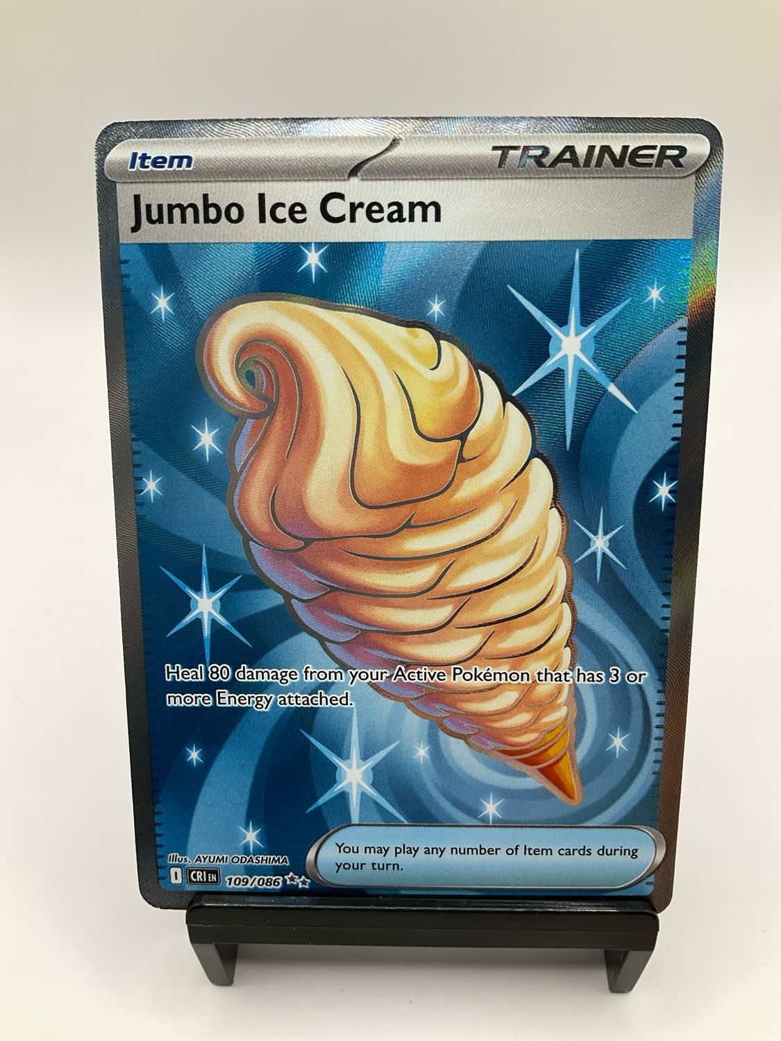 2026 POKEMON JUMBO ICE CREAM TRAINER 109/086