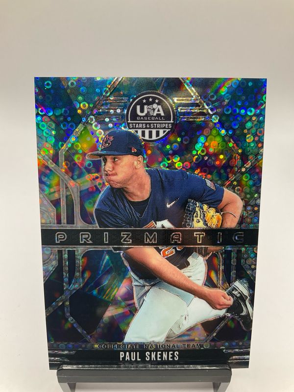 2026 USA STARS &amp; STRIPES PAUL SKENES SILVER DISCO PRIZMATIC NO. 11