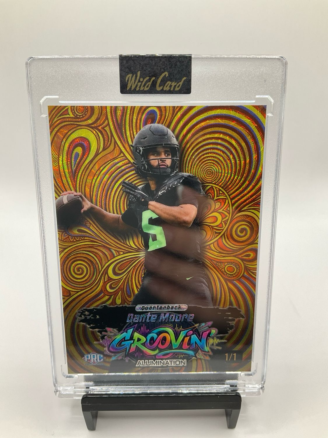 2026 WILD CARD JUST THE HITS DANTE MOORE GROOVIN 1/1 JGRYW2-DM