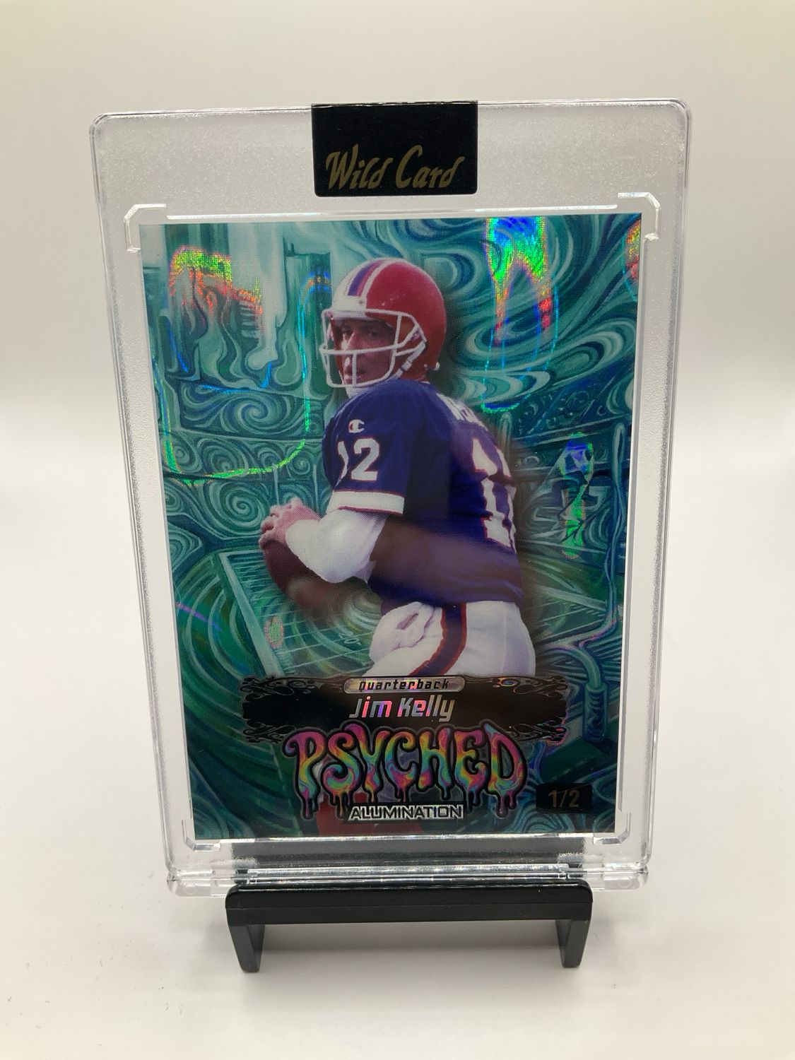 2026 WILD CARD JUST THE HITS JIM KELLY PSYCHED /2 JPCY5-JK