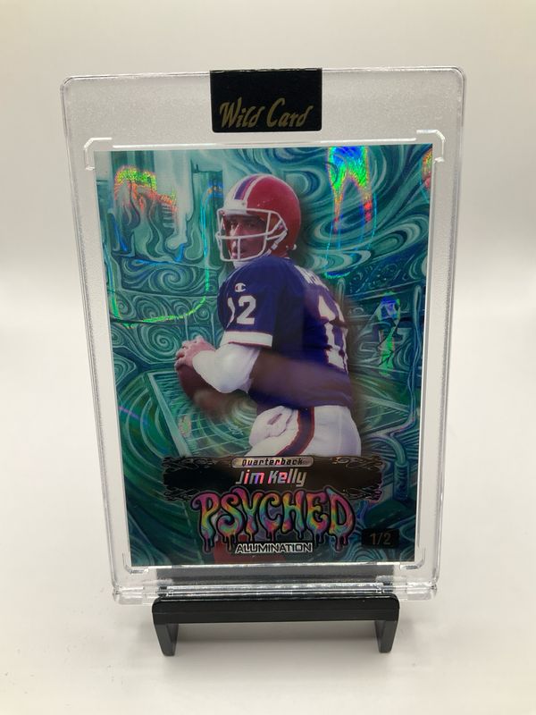 2026 WILD CARD JUST THE HITS JIM KELLY PSYCHED /2 JPCY5-JK