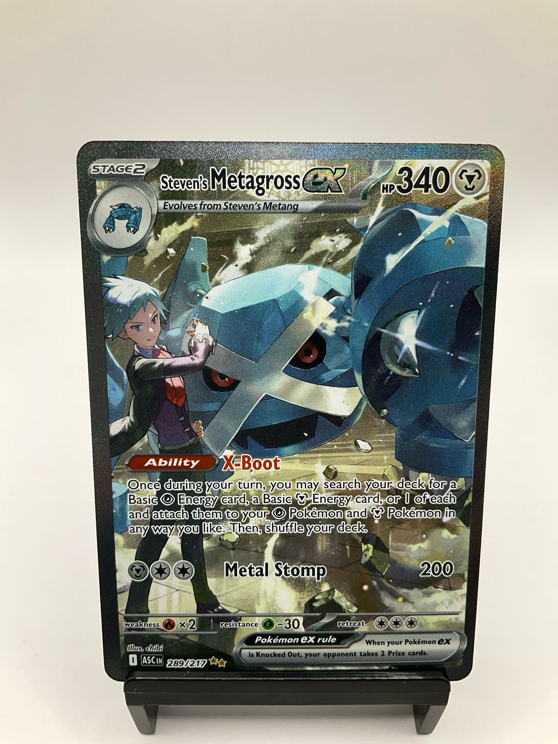 2026 POKEMON STEVEN'S METAGROSS EX 289/217