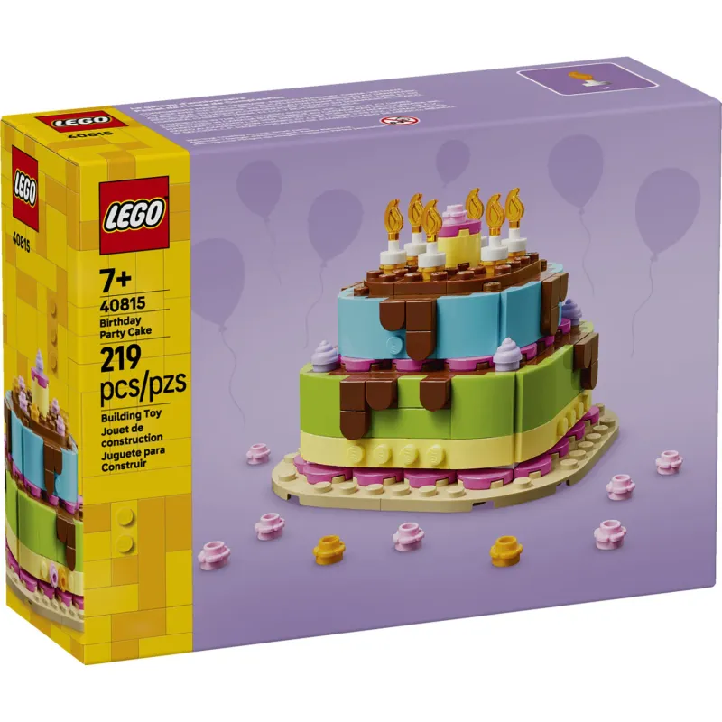 LEGO Birthday Party Cake