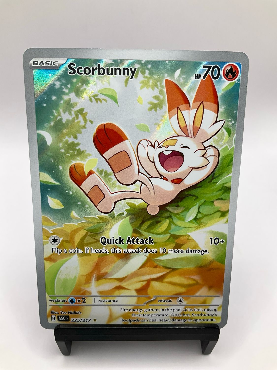 2026 POKEMON SCORBUNNY ART RARE 225/217