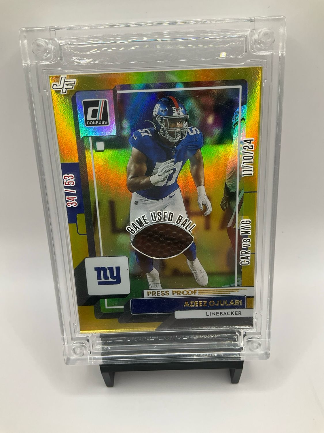 JERSEY FUSION AZEEZ OJULARI DONRUSS /53