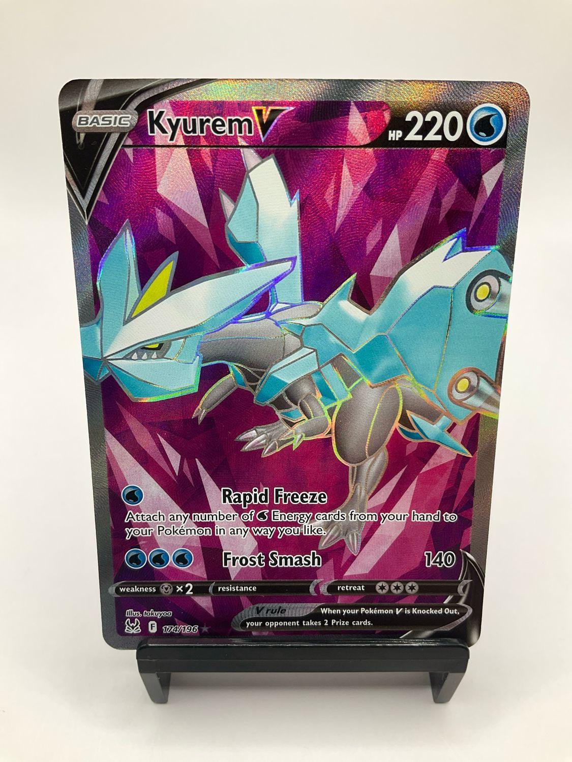 2022 POKEMON KYUREM V FULL ART 174/196