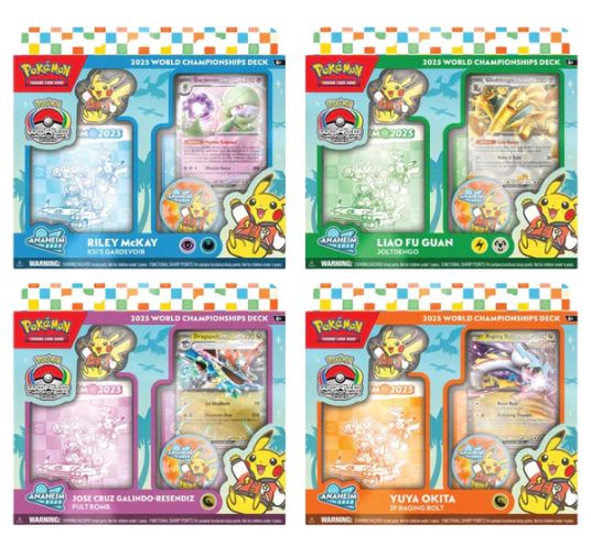 2025 POKEMON WORLD CHAMPIONSHIP DECKS