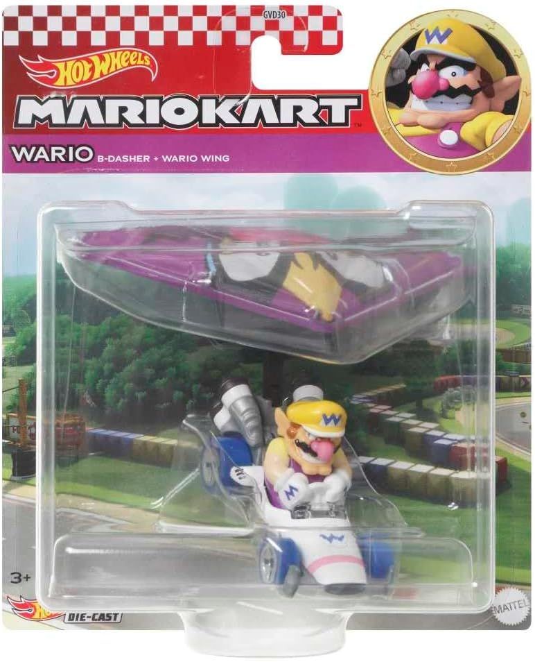 HOT WHEELS MARIO KART GLIDER WARIO