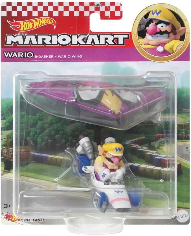 HOT WHEELS MARIO KART GLIDER WARIO