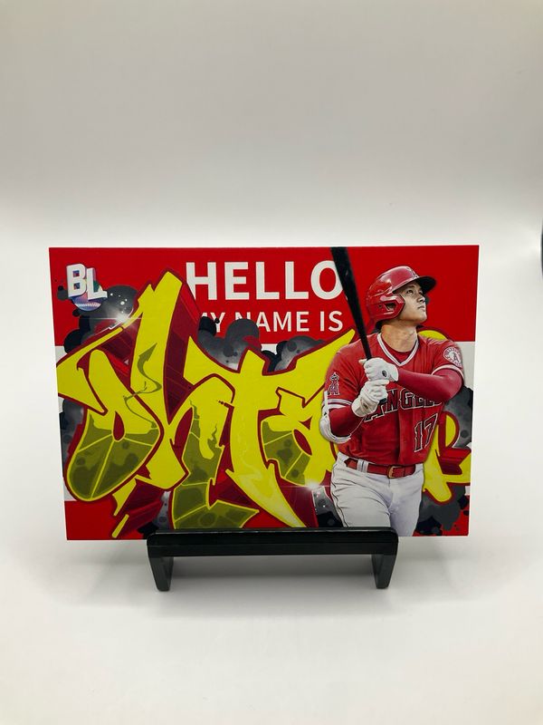 2023 BIG LEAGUE HELLO MY NAME IS SHOHEI OHTANI RC-3