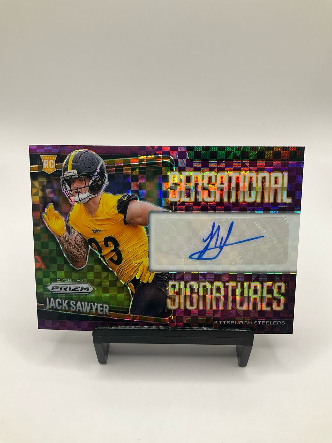 2025 PRIZM JACK SAWYER SENSATIONAL SIGNATURES /49 SEN-JSR