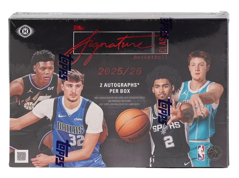 2025/26 TOPPS SIGNATURE CLASS BASKETBALL HOBBY