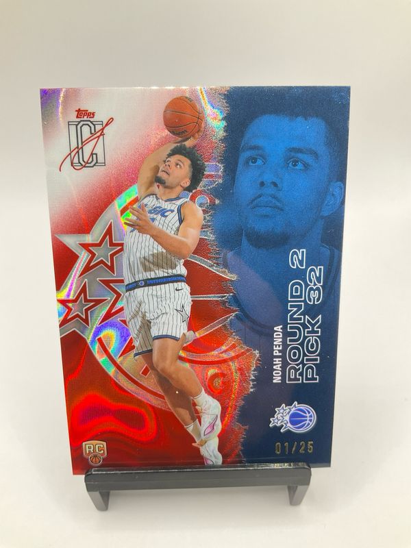 2026 TOPPS SIGNATURE CLASS NOAH PENDA RED ROUND PICK 1/25