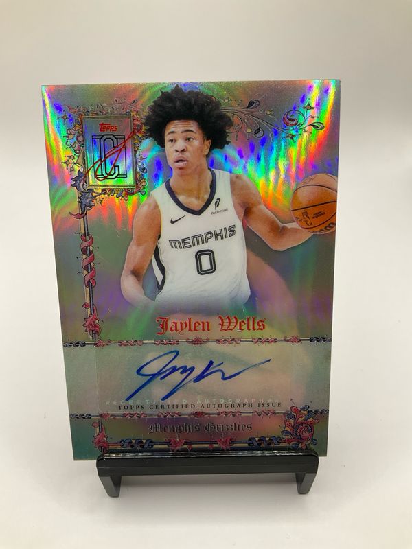 2025/26 TOPPS SIGNATURE CLASS JAYLEN WELLS MANUSCRIPTS AUTO
