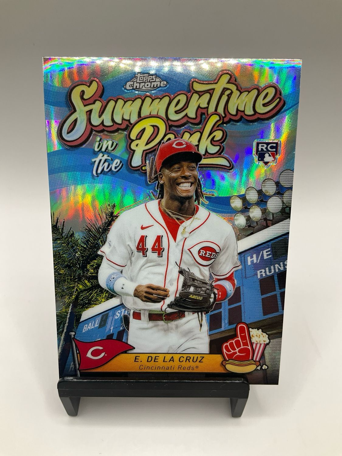 2024 TOPPS CHROME ELLY DE LA CRUZ SUMMERTIME IN THE PARK NO. SITP-4