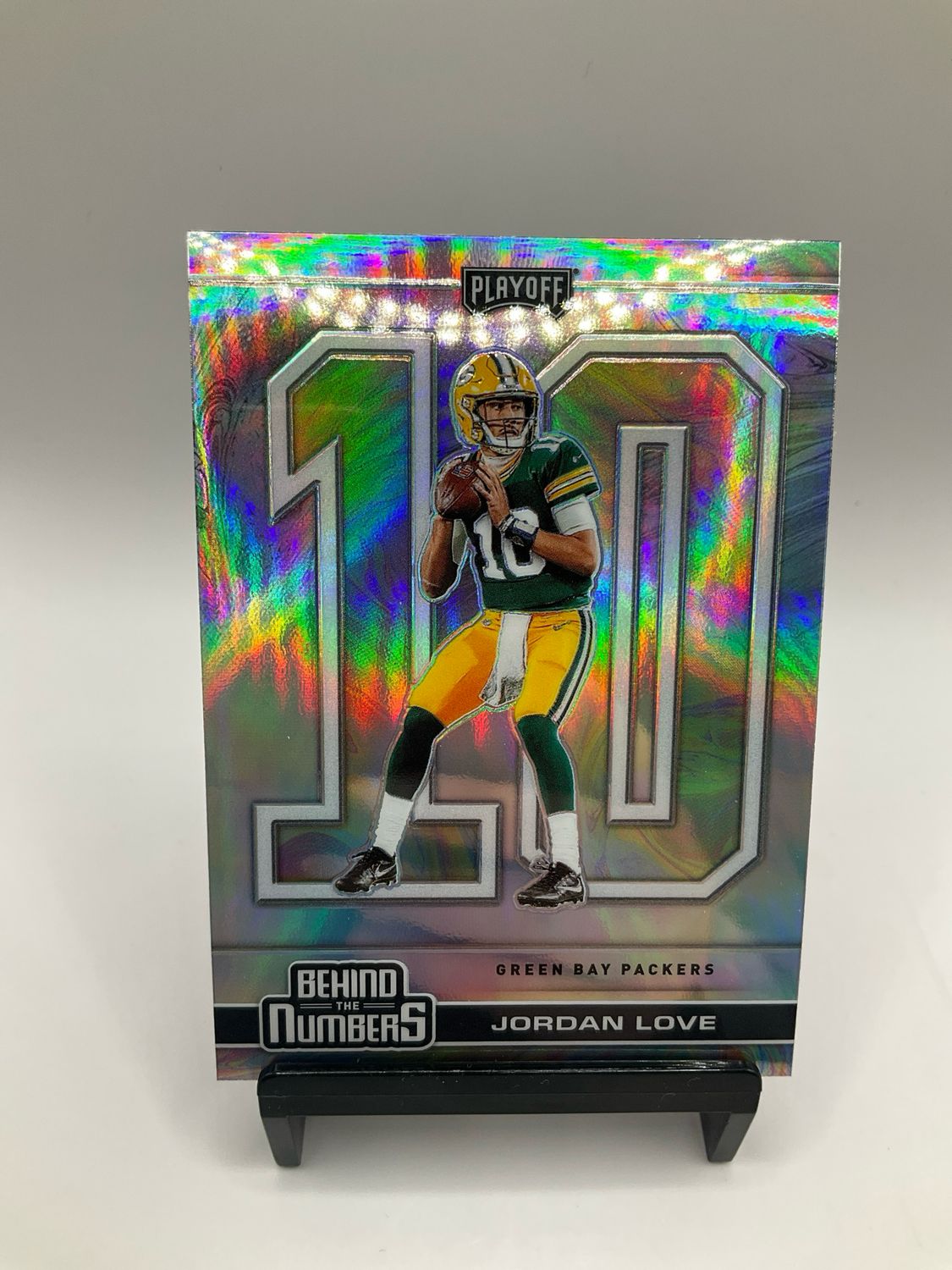 2020 PLAYOFF JORDAN LOVE BEHIND THE NUMBERS SILVER NO. BTN-27