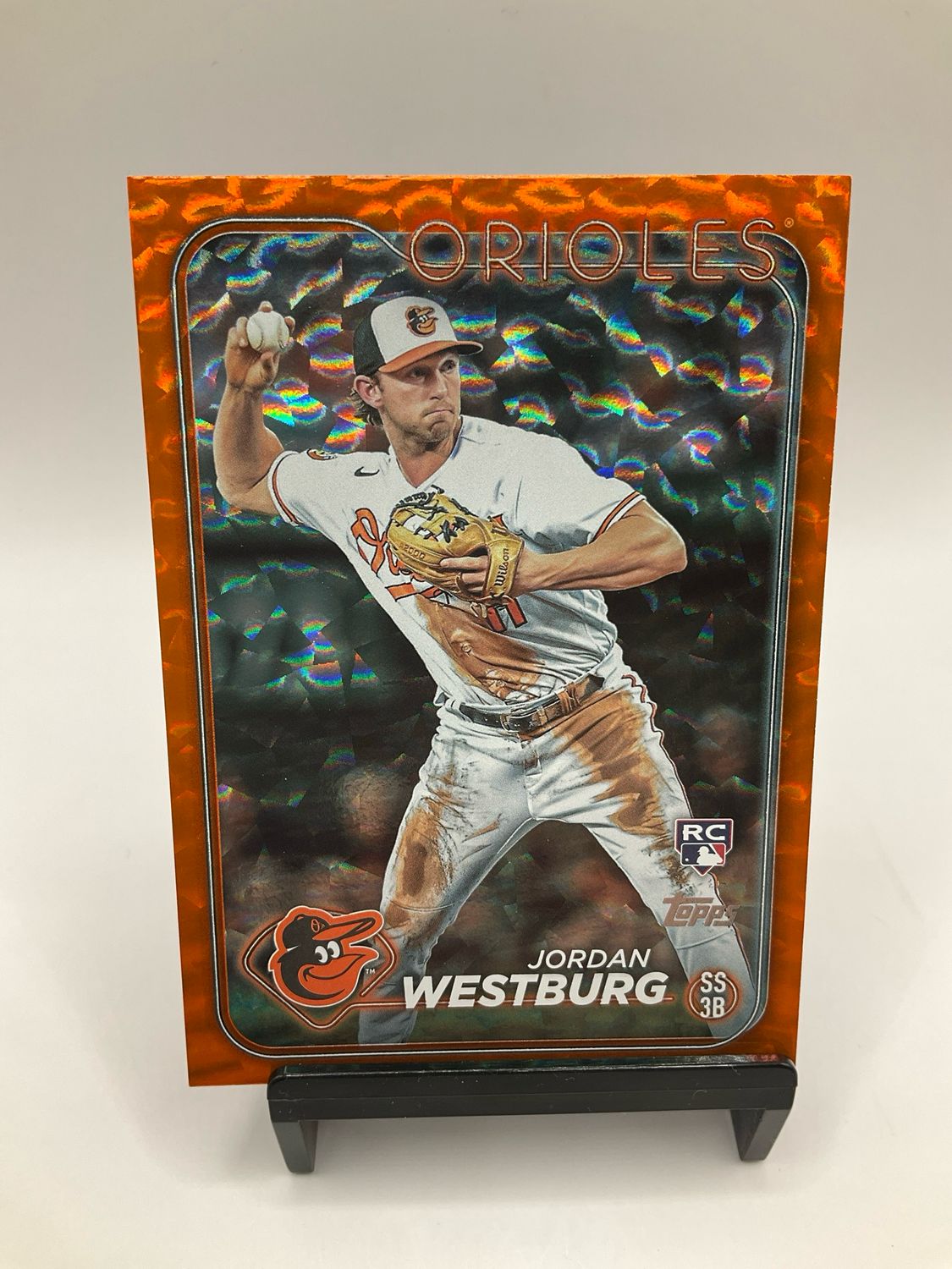 2024 SERIES 1 JORDAN WESTBURG ORANGE FOIL /299 NO. 66