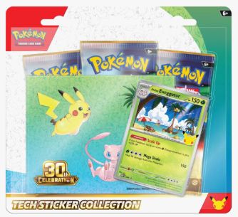 PRE-ORDER: POKEMON 30TH CELEBRATION TECH STICKER COLLECTION