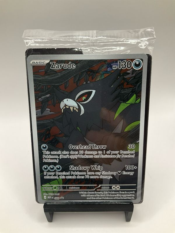 2026 POKEMON ZARUDE BLACK STAR PROMO MEP 88 SEALED