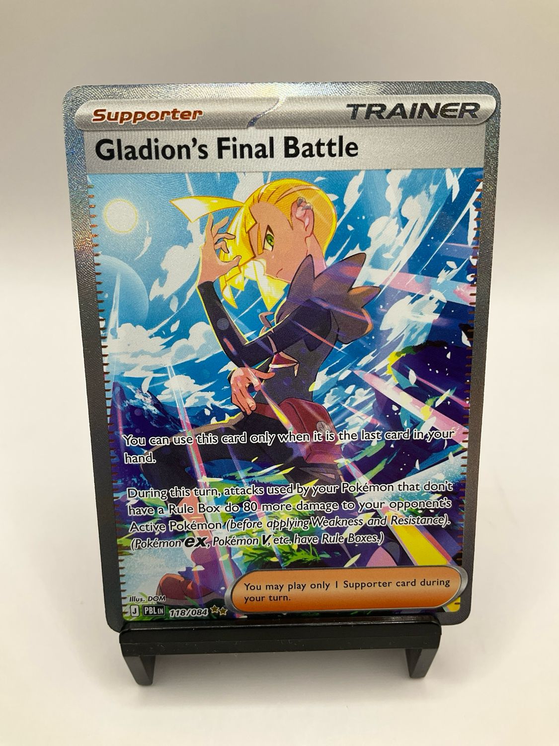 2026 POKEMON GLADION'S FINAL BATTLE SPECIAL ILLUSTRATION RARE 118/84