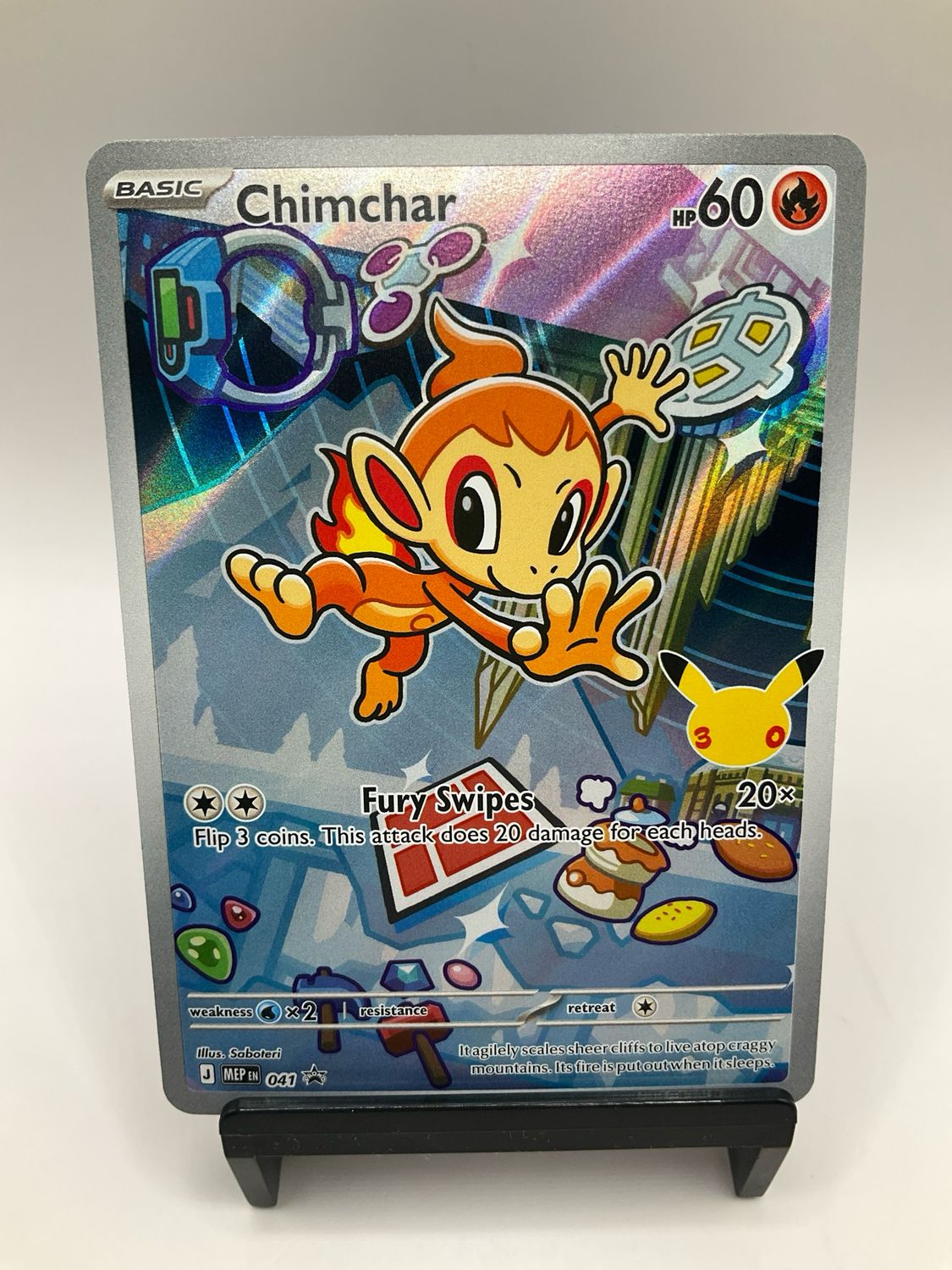 2026 POKEMON CHIMCHAR FIRST PARTNER MEP 41