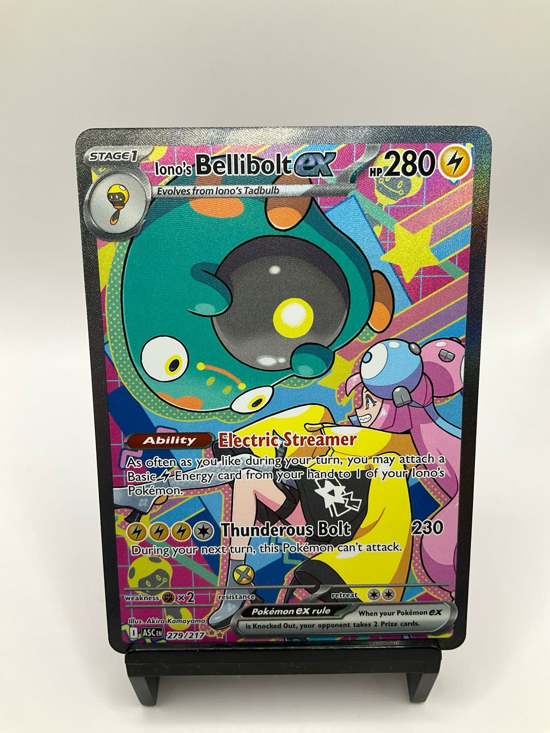 2026 POKEMON IONO'S BELLIBOLT SIR 279/217