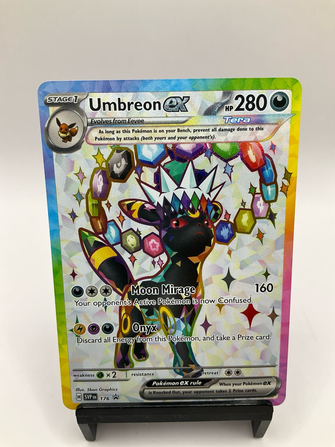 2025 POKEMON UMBREON EX FULL ART SVP 176