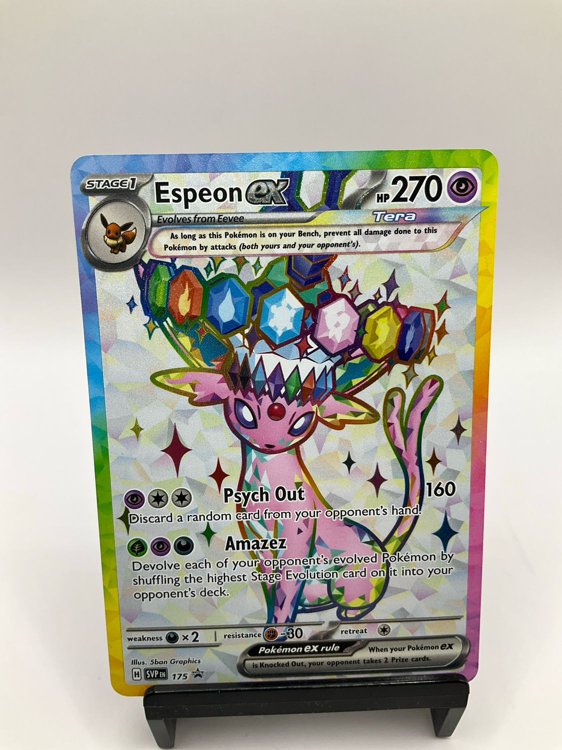 2025 POKEMON ESPEON EX FULL ART SVP 175