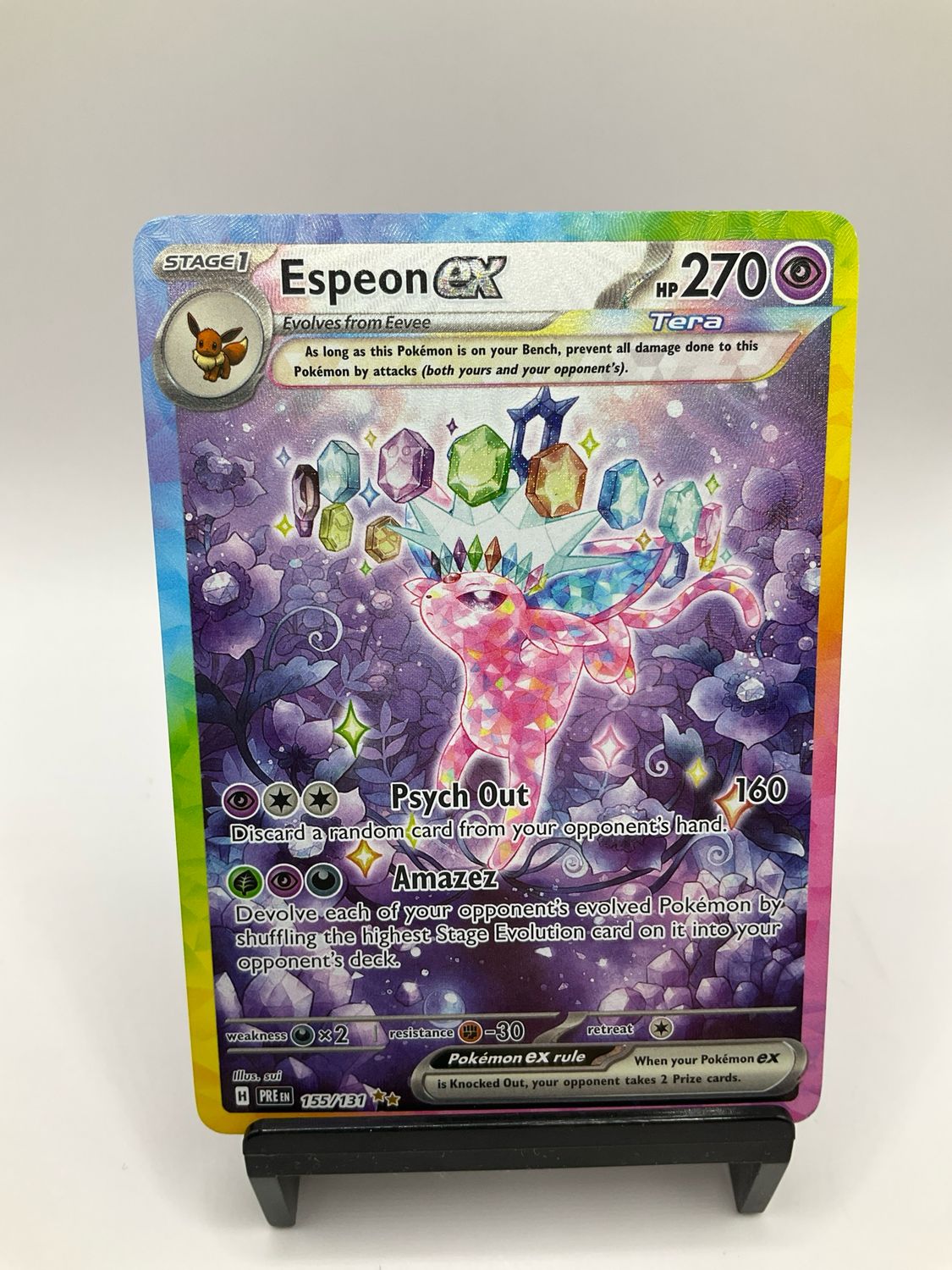2025 POKEMON ESPEON EX SIR 155/131