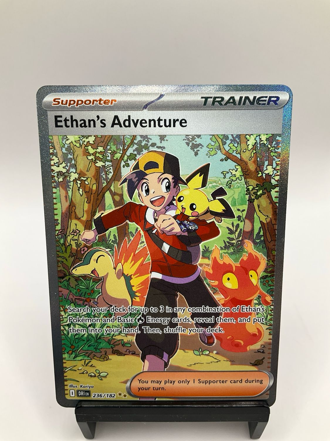 2025 POKEMON ETHAN'S ADVENTURE SIR 236/182