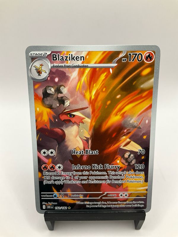 2025 POKEMON BLAZIKEN ART RARE 192/182