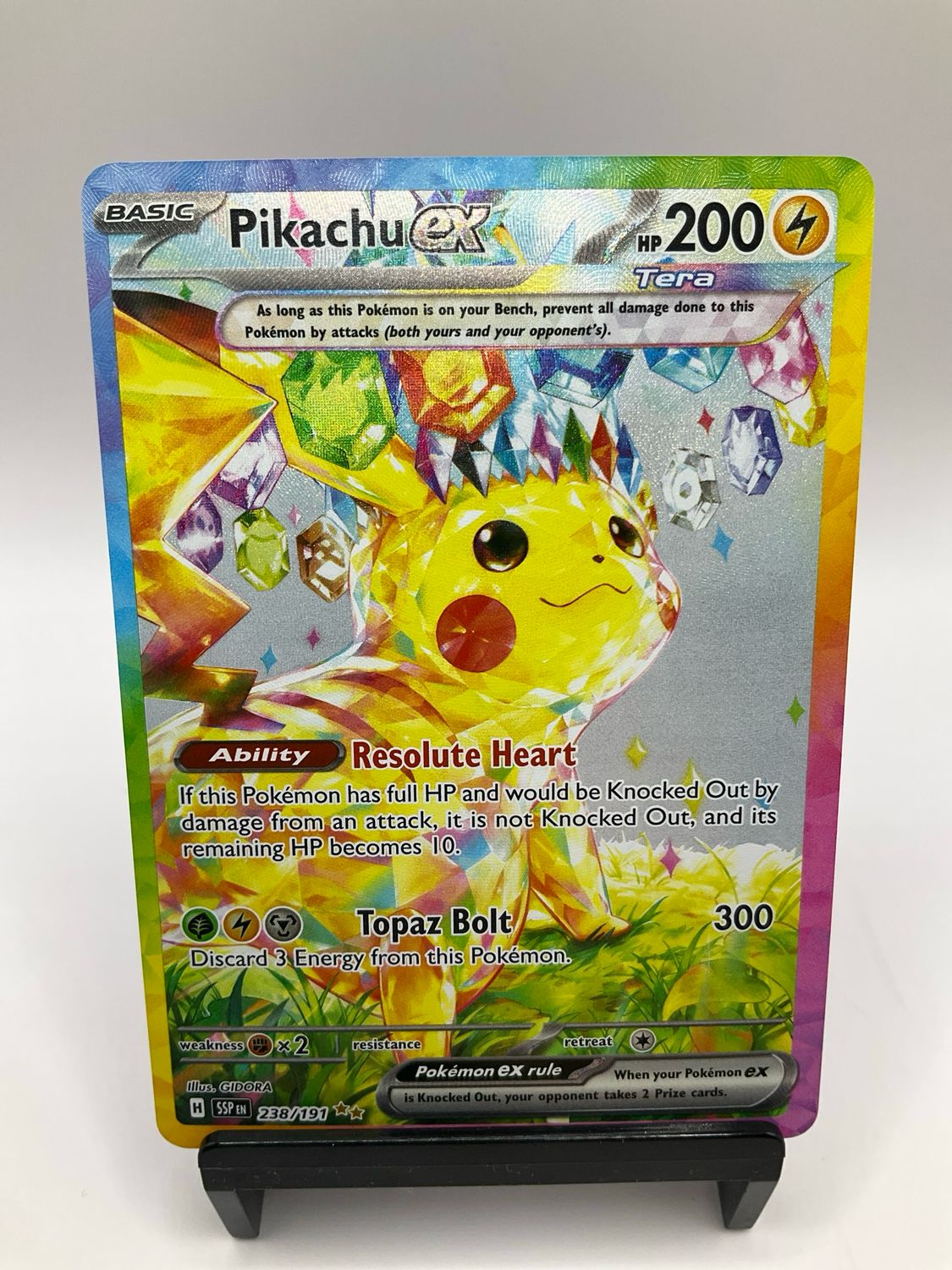 2024 POKEMON PIKACHU EX SIR 238/191