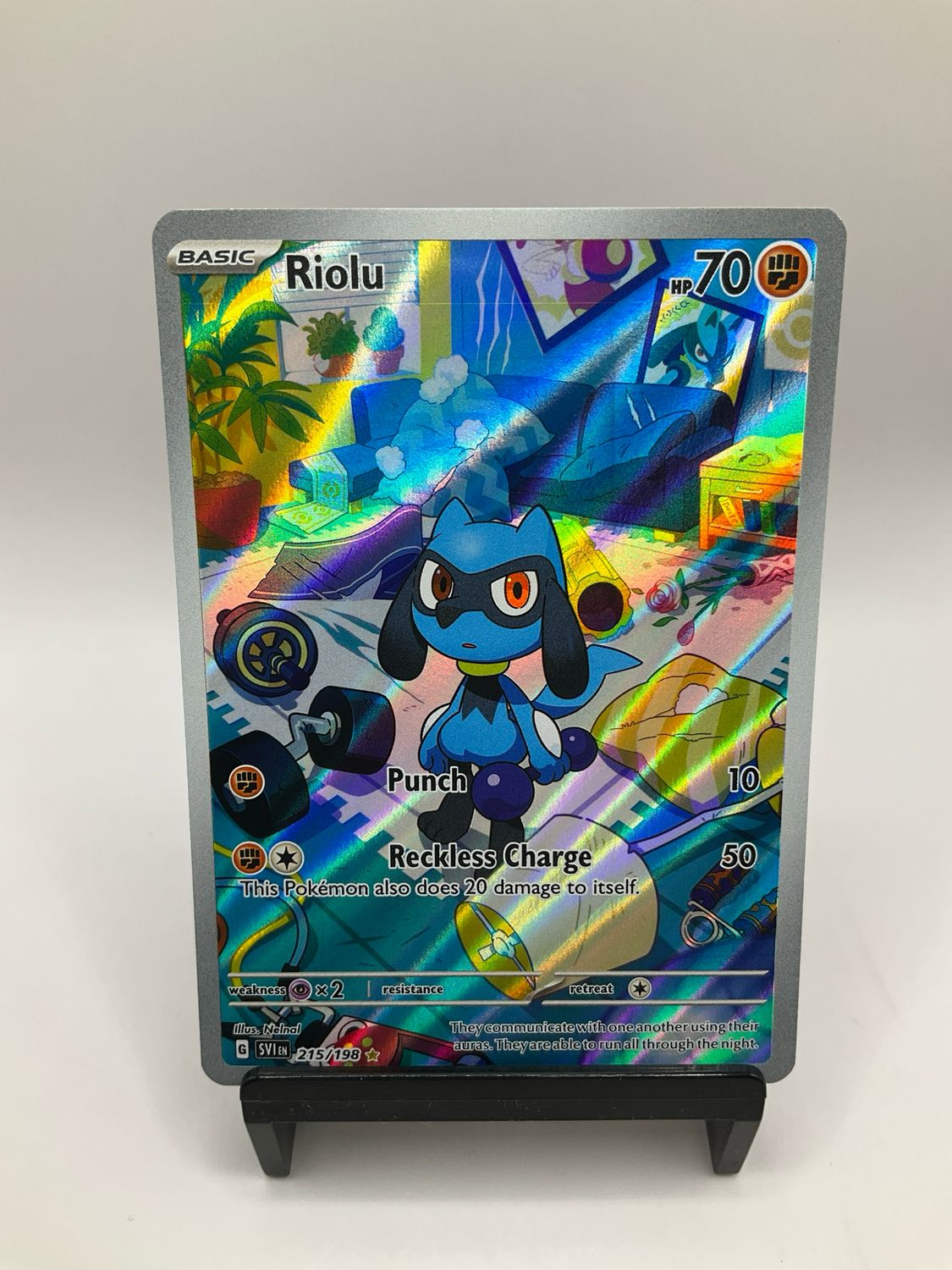 2023 POKEMON RIOLU ART RARE 215/198