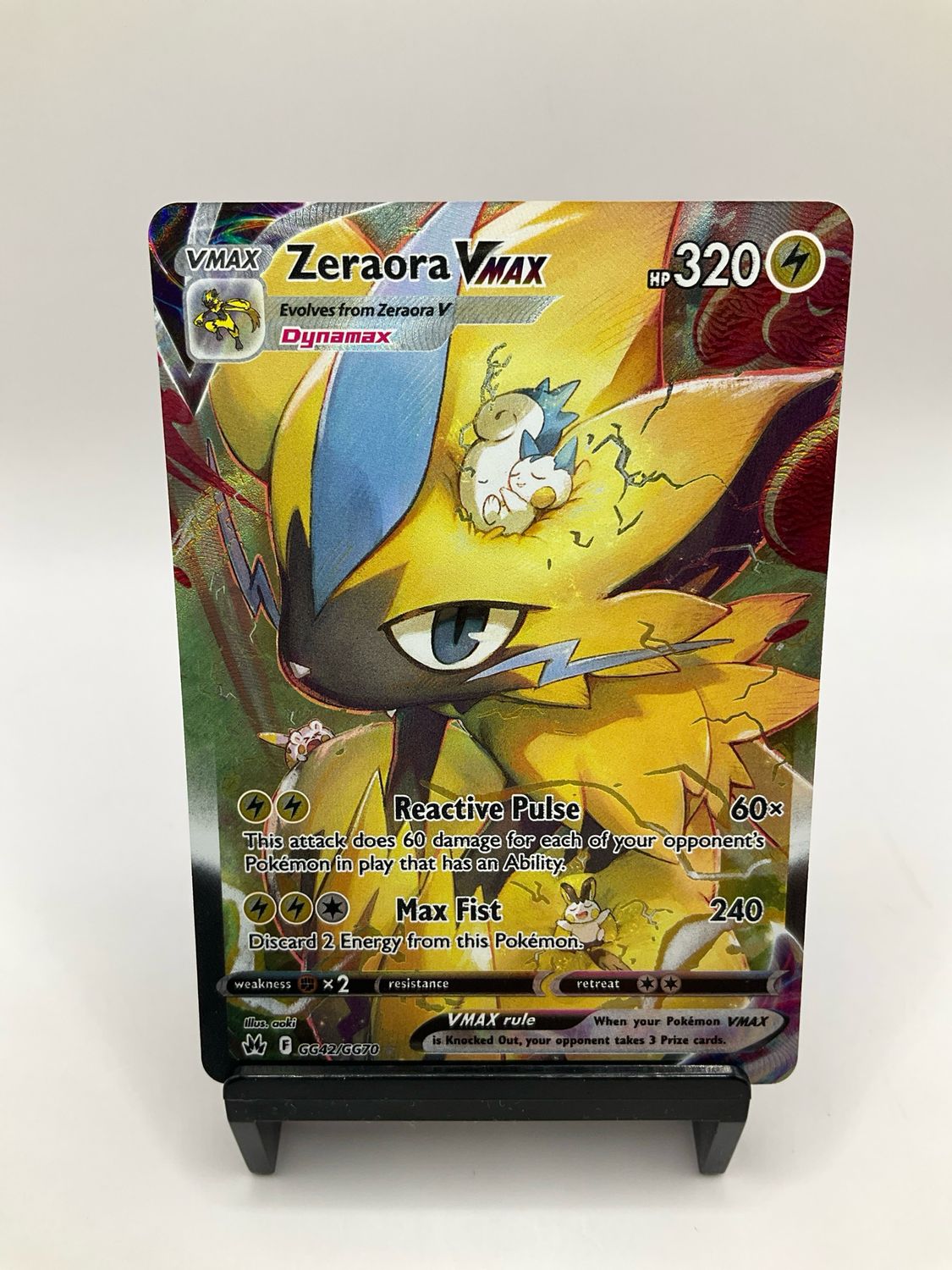 2023 POKEMON ZERAORA VMAX GG42/GG70