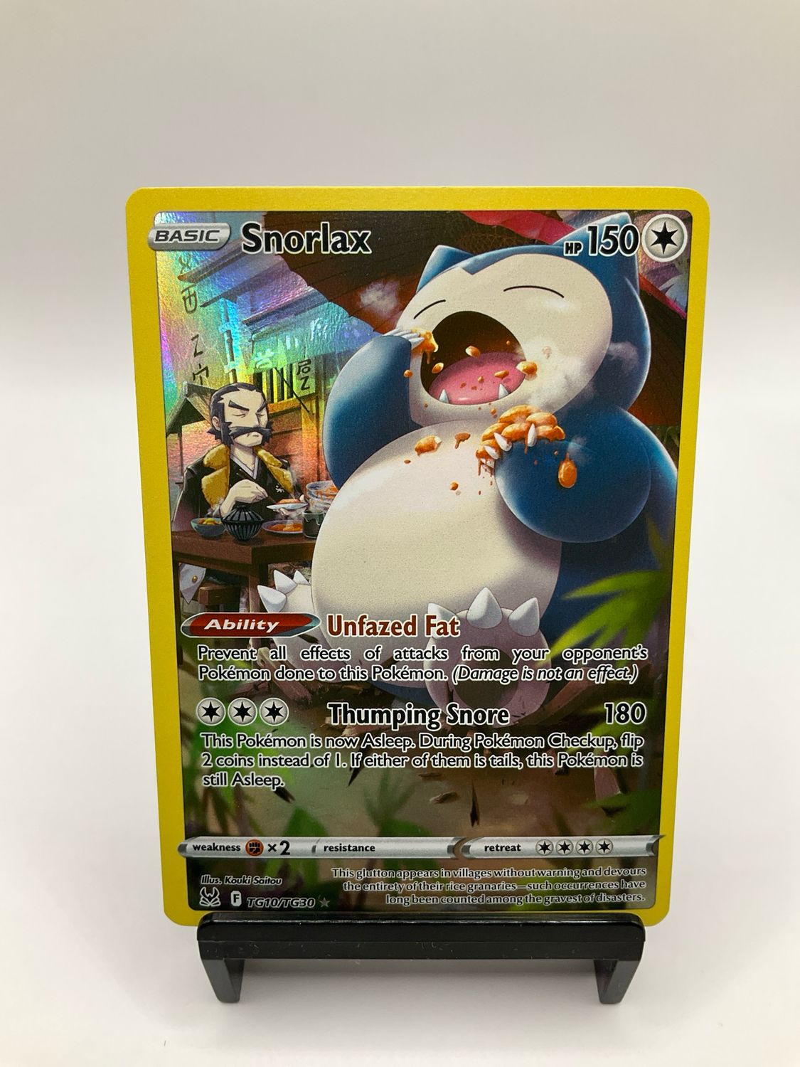 2022 POKEMON SNORLAX TG10/TG30