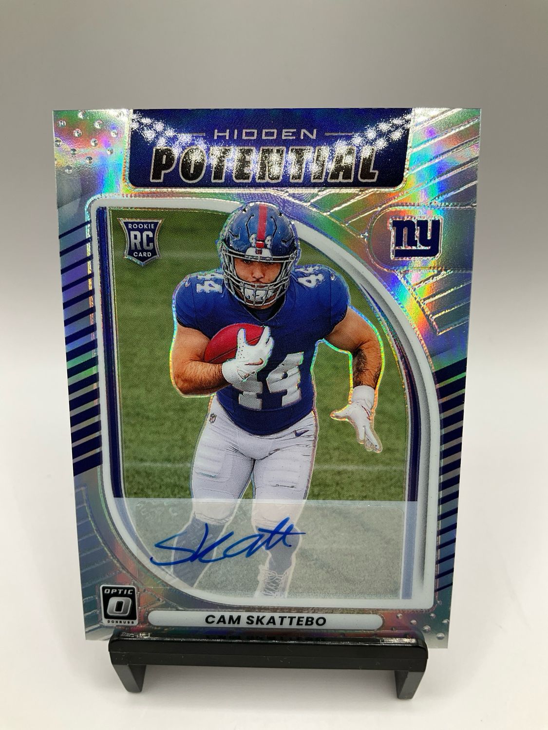 2025 DONRUSS OPTIC CAM SKATTEBO HIDDEN POTENTIAL SILVER AUTO 156/199