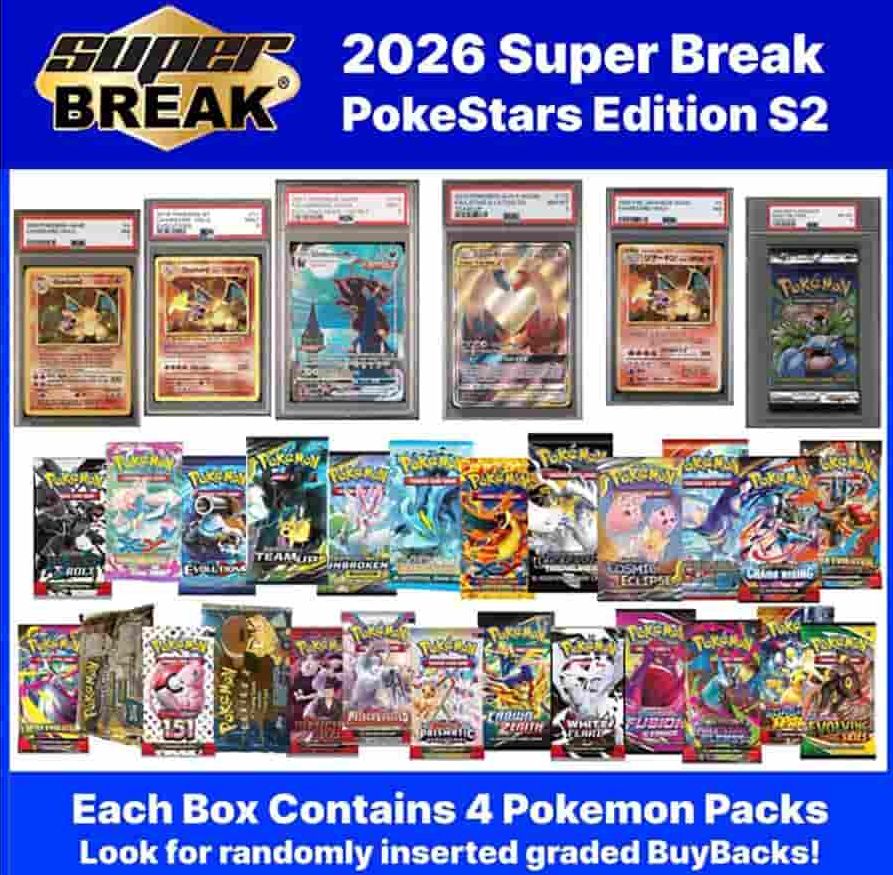 2026 Super Break PokeStars Edition Series 2 Case