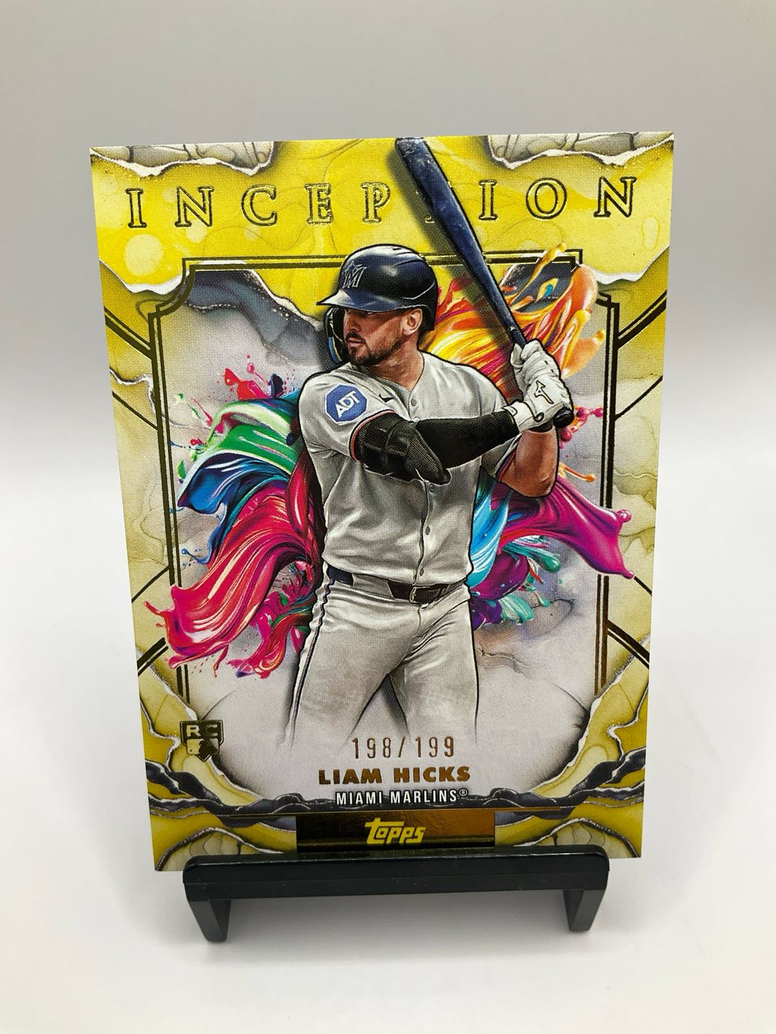 2025 INCEPTION LIAM HICKS YELLOW /199 NO. 81