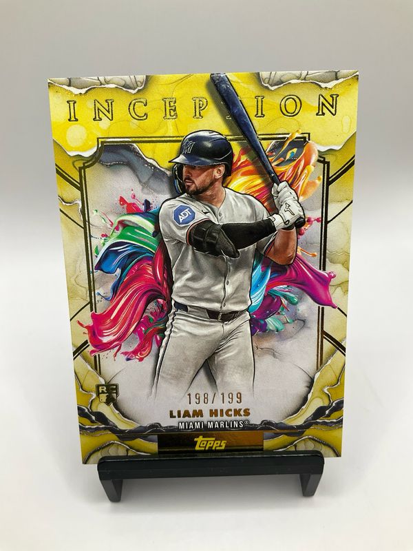 2025 INCEPTION LIAM HICKS YELLOW /199 NO. 81