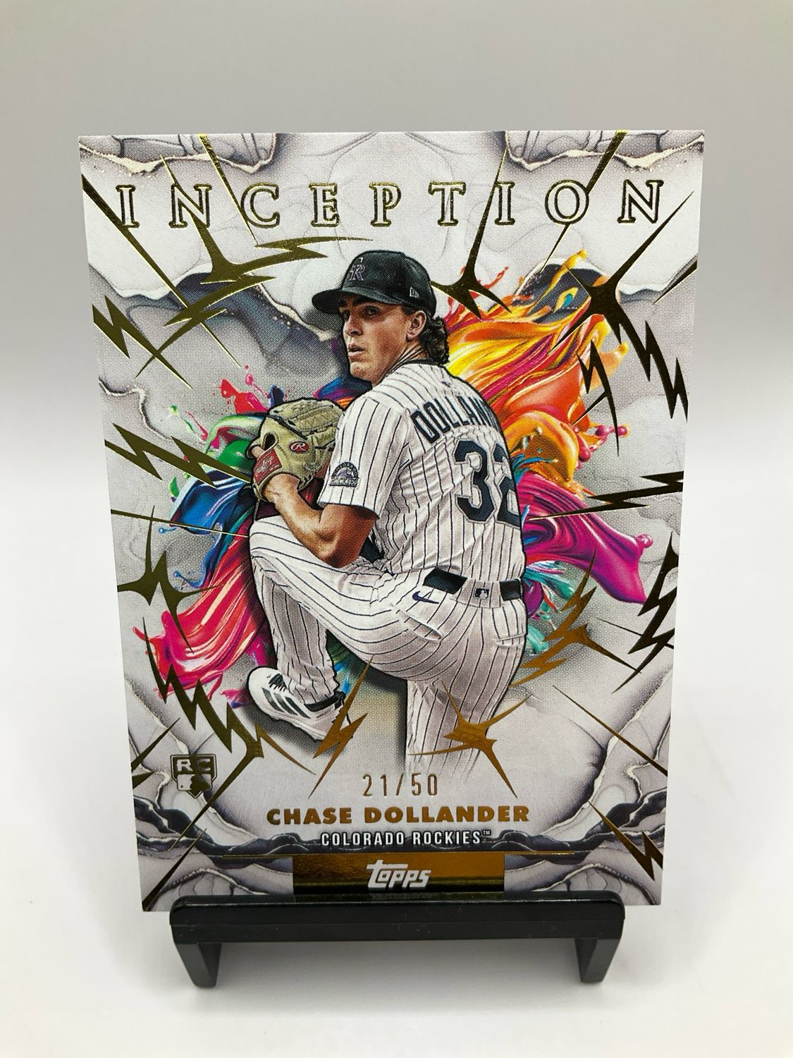 2025 INCEPTION CHASE DOLLANDER GOLD /50 NO. 47