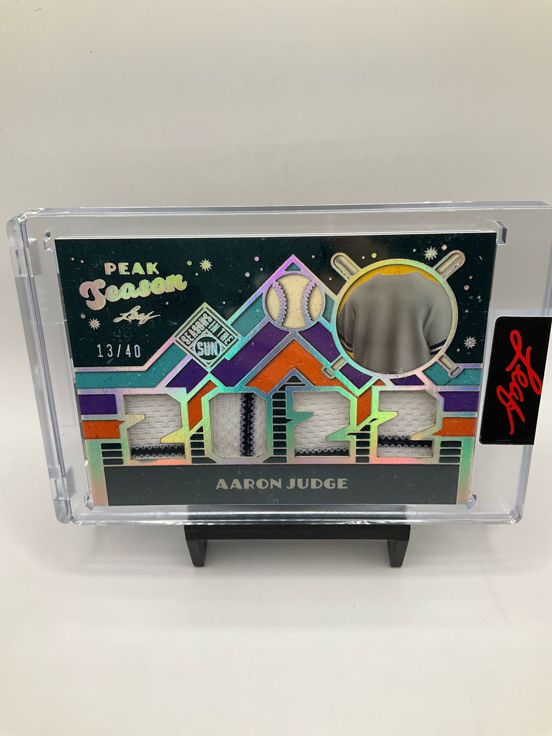 2026 LEAF SEASONS IN THE SUN AARON JUDGE PEAK SEASON /40 NO. PS-1
