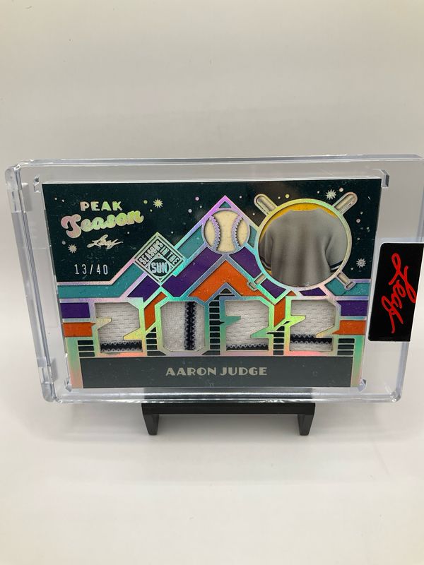 2026 LEAF SEASONS IN THE SUN AARON JUDGE PEAK SEASON /40 NO. PS-1