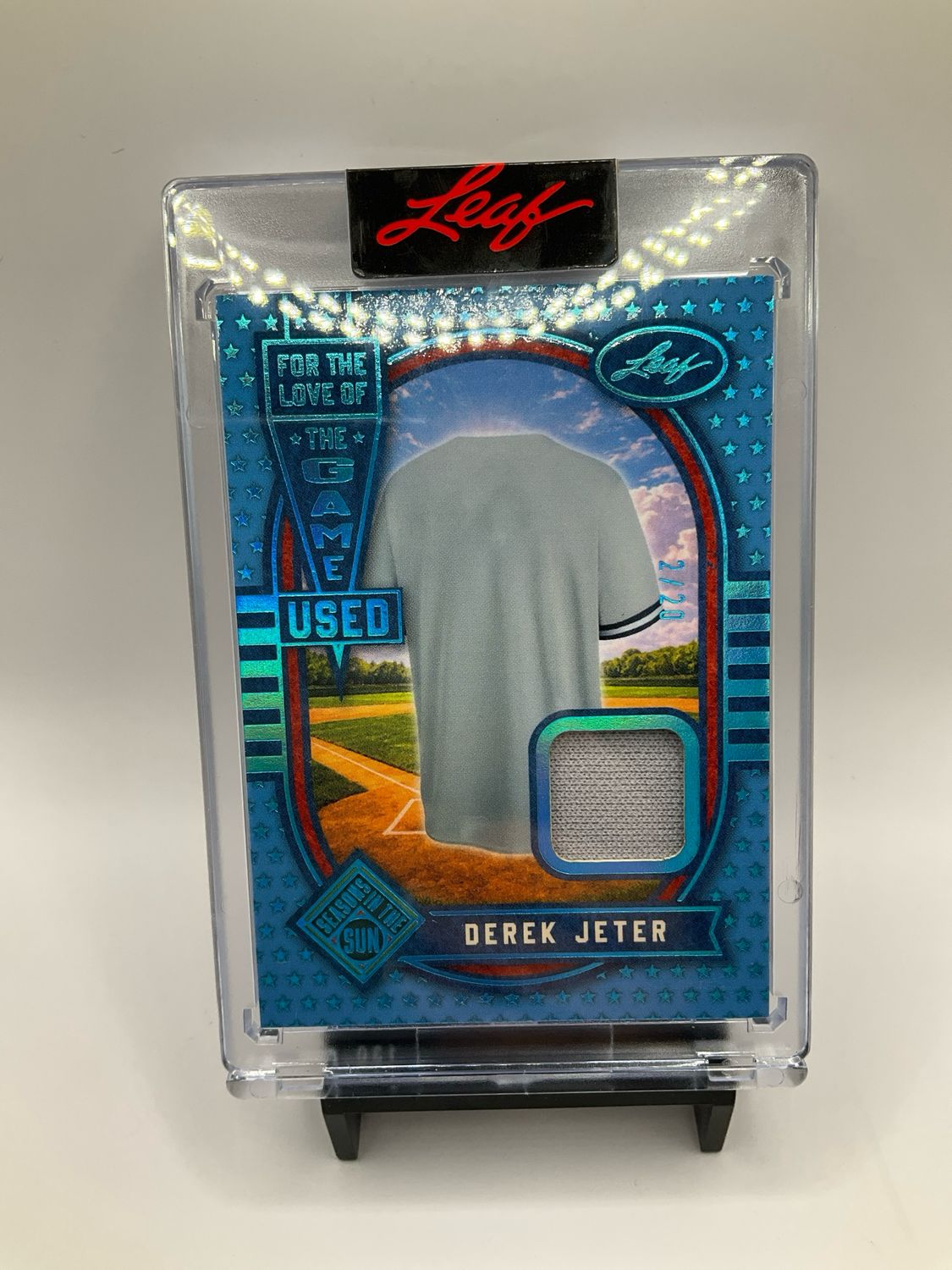 2026 LEAF SEASONS IN THE SUN DEREK JETER PATCH /20 FL-11