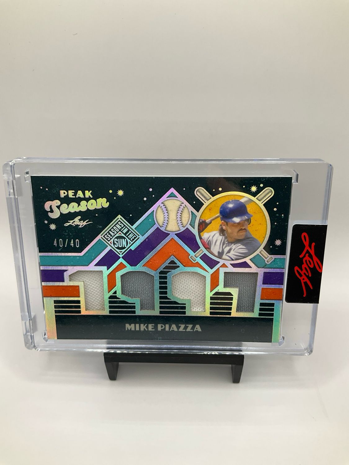 2026 LEAF SEASONS IN THE SUN MIKE PIAZZA PEAK SEASON /40 NO. PS-16