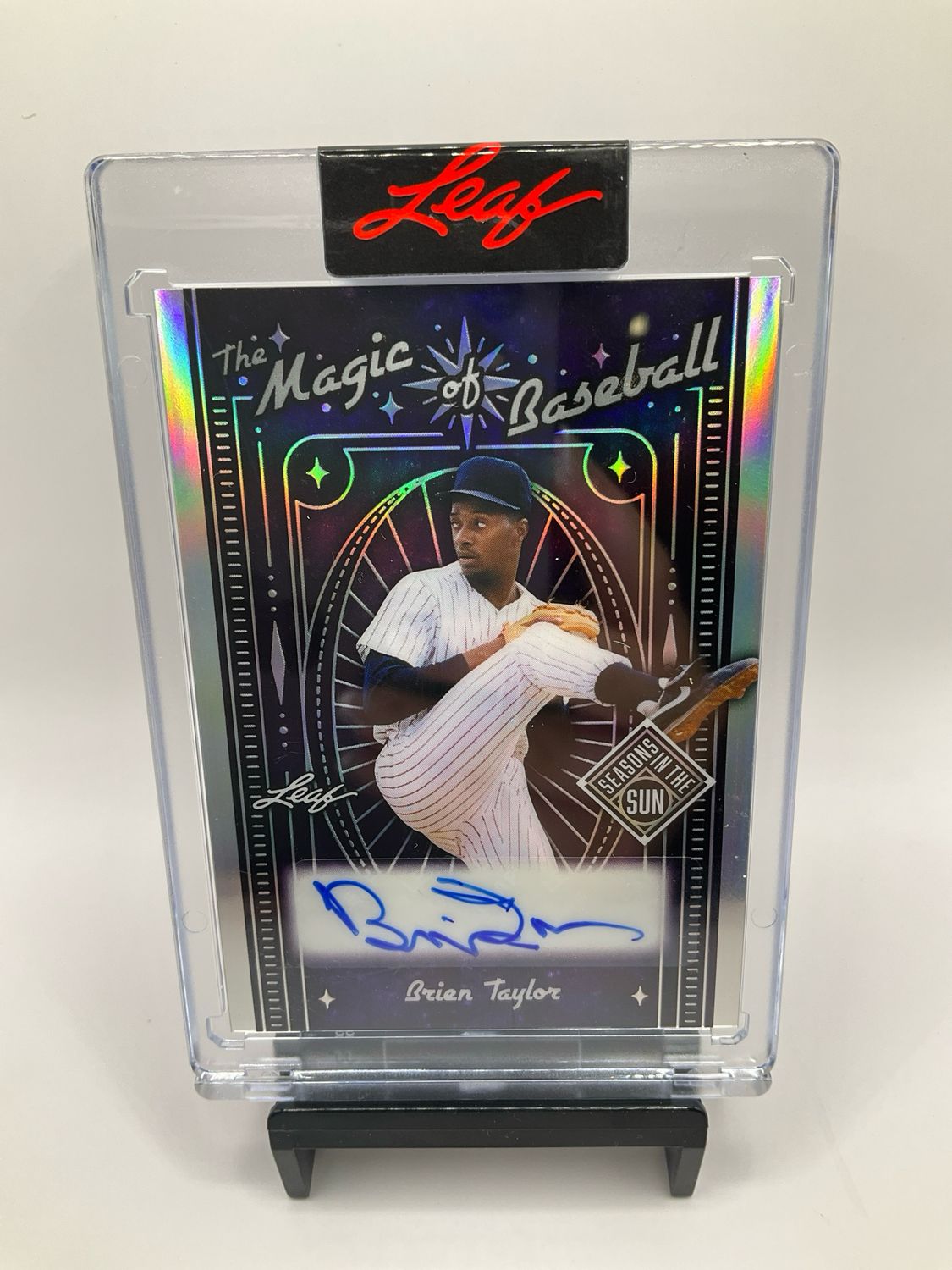2026 LEAF SEASONS IN THE SUN BRIEN TAYLOR AUTO /35 NO. MB-BT1