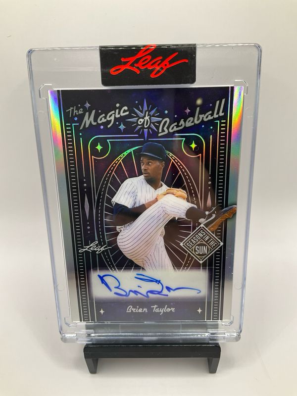 2026 LEAF SEASONS IN THE SUN BRIEN TAYLOR AUTO /35 NO. MB-BT1